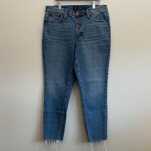 J. Crew Ankle Cropped Blue Jeans